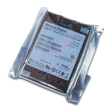 Western Digital Ultrastar DC SN840 WUS4BA138DSP3X3 0TS2048 3.84TB 1 DWPD PCIe Gen 3.1 x4 4GB/s 3D TLC U.2 NVMe 2.5in SSD