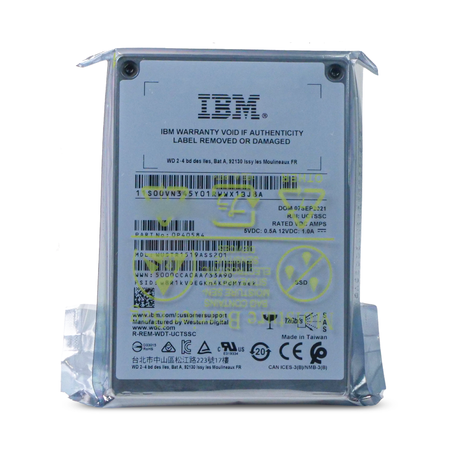 IBM/Western Digital Ultrastar DC SS530 WUSTR1519ASS201 0P40584 1.92TB 1 DWPD SAS 12Gb/s 3D TLC 2.5in SSD