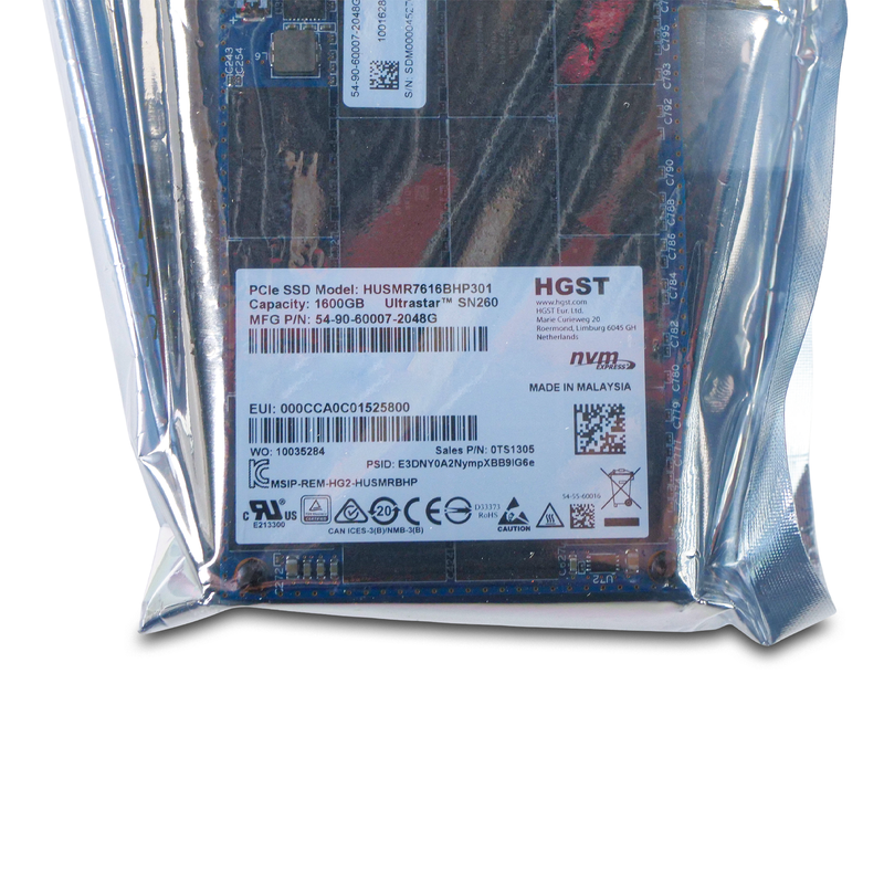 HGST Ultrastar DC SN260 HUSMR7616BHP301 0TS1305 1.6TB 3 DWPD PCIe Gen 3.0 x8 8GB/s MLC NVMe HHHL AIC SSD