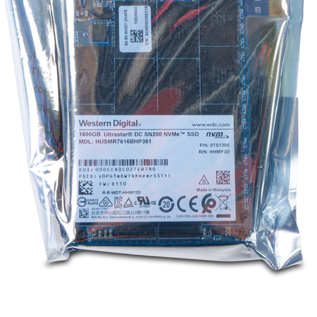 Western Digital Ultrastar DC SN260 HUSMR7616BHP301 0TS1305 1.6TB 3 DWPD PCIe Gen 3.0 x8 8GB/s MLC NVMe HHHL AIC SSD