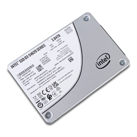 Intel D3-S4620 SSDSC2KG038TZ 3.84TB 3 DWPD SATA 6Gb/s 3D TLC 2.5in Refurbished SSD