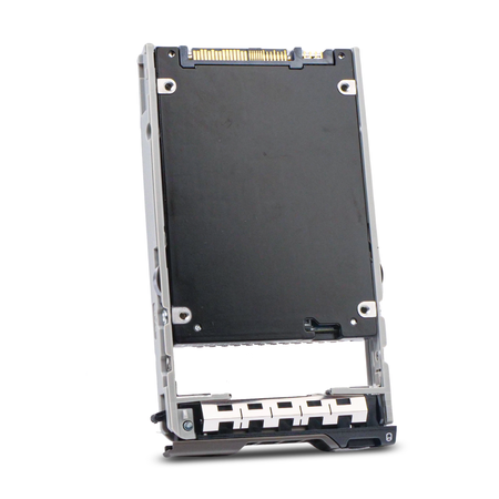 Dell G13 0N85XX 3.84TB 1 DWPD SAS 12Gb/s 3D TLC 2.5in Solid State Drive, back angled view