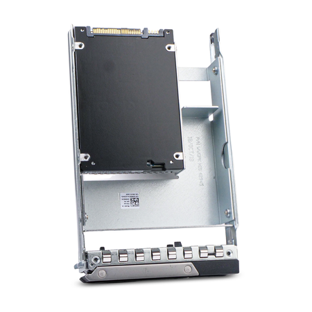Dell G14 0N85XX 3.84TB 1 DWPD SAS 12Gb/s 3D TLC 2.5in Read Intensive Hybrid SSD, back angled view