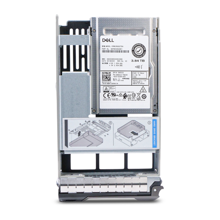 Dell G13 0N85XX 3.84TB 1 DWPD SAS 12Gb/s 3D TLC 2.5in Read Intensive Hybrid SSD, front view