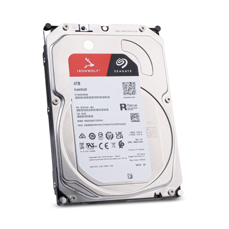 Seagate IronWolf ST4000VN006 4TB 5.4K RPM SATA 6Gb/s 512e 256MB 3.5in HDD