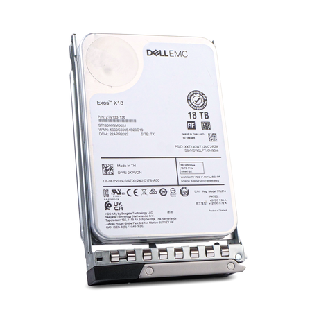 Dell G14 0KPVDN 18TB 7.2K RPM SATA 6Gb/s 512e 256MB 3.5in HDD