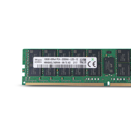 SK Hynix HMABAGL7ABR4N-XN 128GB 4DRx4 DDR4 3200MHz LRDIMM ECC Server RAM (PC4-3200AA) Seller Refurbished