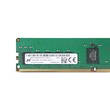 Micron MTA18ASF2G72PDZ 16GB 2RX8 DDR4 3200MHz RDIMM ECC Server RAM (PC4-2933Y) Seller Refurbished
