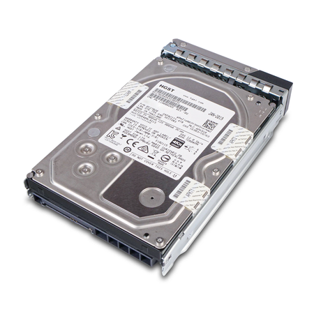 Dell G14 HUS726040AL4215 118000265 4TB 7.2K RPM SAS 12Gb/s 4Kn 128MB 3.5in HDD, front bottom view