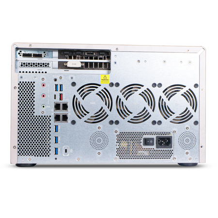 QNAP TS-1277 Ryzen 7 1700 64GB DDR4 GTX 1060 3GB NAS Server + TL-D800S 8-Bay JBOD Bundle — 20-Bay Total Storage Refurbished