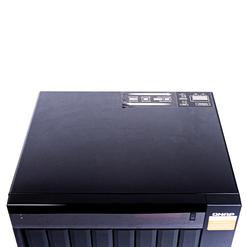 QNAP TL-D800S 8-Bay 3.5"/2.5" SATA JBOD Desktop Storage Enclosure | High-Capacity Data Center Storage JBOD (Refurbished)