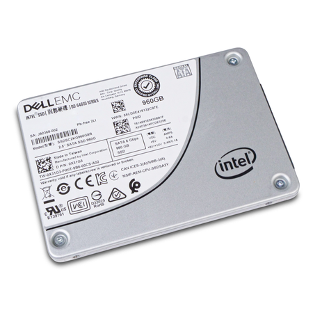 Dell/Intel D3-S4610 SSDSC2KG960G8R 960GB 3 DWPD SATA 6Gb/s 3D TLC 2.5in Refurbished Mixed Use SSD
