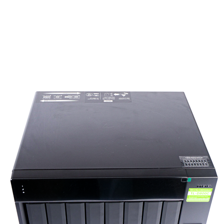 QNAP TL-D800C 8-Bay 3.5"/2.5" SATA JBOD Desktop Storage Enclosure | High-Capacity Data Center Storage Expansion JBOD Open Box