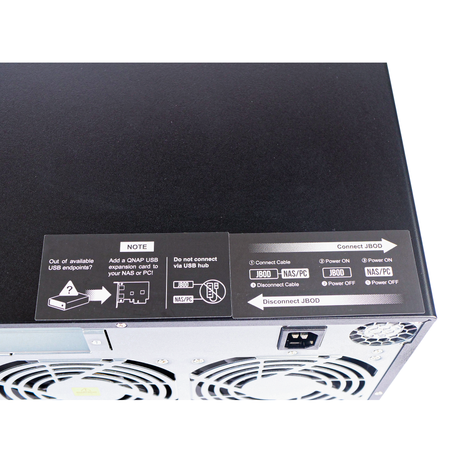 QNAP TL-D800C 8-Bay 3.5"/2.5" SATA JBOD Desktop Storage Enclosure | High-Capacity Data Center Storage Expansion JBOD Open Box