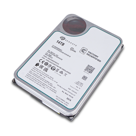 Seagate Exos ST14000NM002C 14TB 7.2K RPM SATA 6Gb/s 512e 256MB 3.5in Recertified HDD