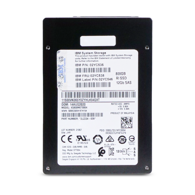 IBM/Seagate Nytro 3731 XS800ME70004 800GB 10 DWPD SAS 12Gb/s 3D eTLC 2.5in Refurbished SSD