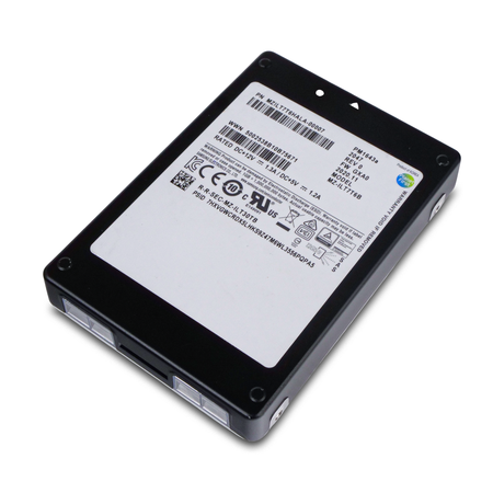 Samsung PM1643a MZILT7T6HALA 7.68TB 1 DWPD SAS 12Gb/s 3D TLC 2.5in Refurbished SSD