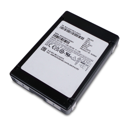 Samsung PM1653 MZILG30THBLA-00A07 30.72TB SAS 24Gb/s 2.5" Enterprise SSD, Above View