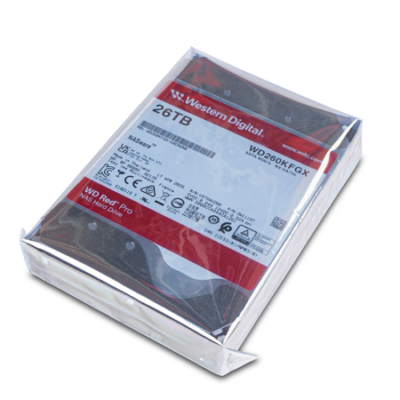 Western Digital WD Red Pro WD260KFGX 26TB SATA 6Gb/s 3.5" NAS Hard Drive, Above view