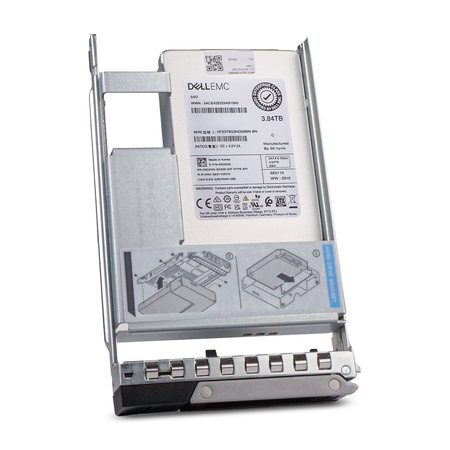 Dell EMC HFS3T8G3H2X069N BN 3.84TB SATA 6Gb/s 2.5" Enterprise SSD, Front side view
