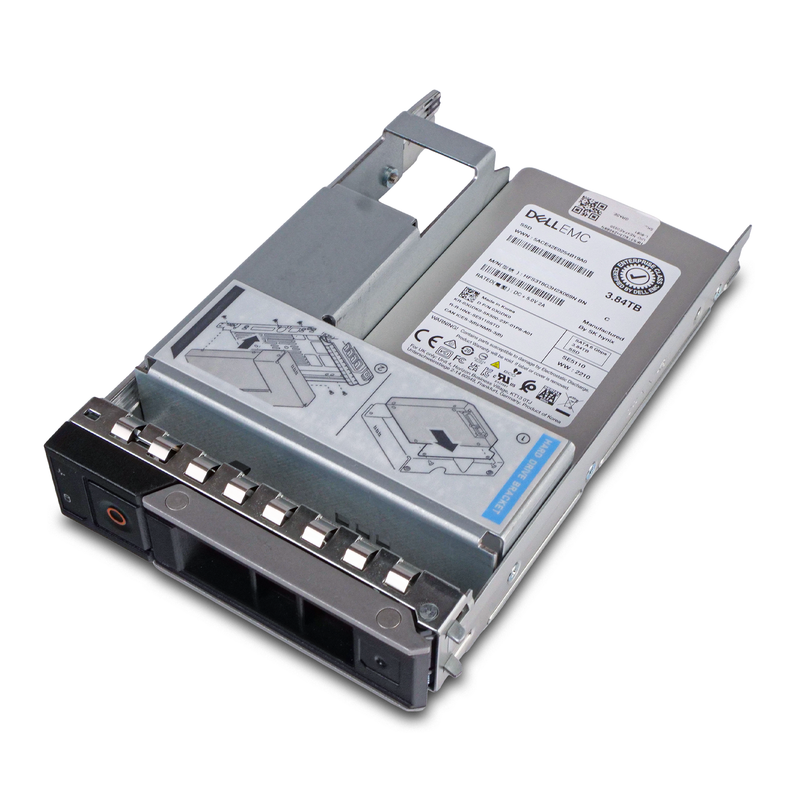 Dell G14 03GDK0 3.84TB 1 DWPD SATA 6Gb/s 3D TLC Hybrid 3.5in Read Intensive Refurbished SSD