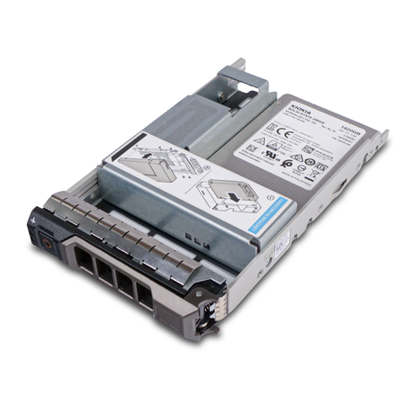 Dell G13 KHK6XLSE1T92 0KJR1M 1.92TB 0.6 DWPD SATA 6Gb/s 3D TLC Hybrid 3.5in Read Intensive SSD, front bottom view