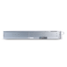 Side view of a 2U rackmount server chassis with a silver metal enclosure.