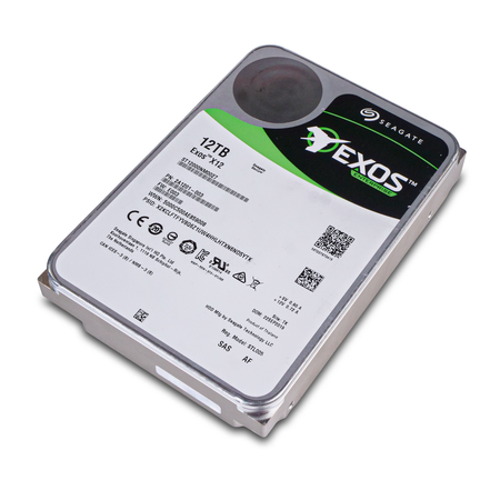 Seagate Exos X12 ST12000NM0027 12TB 7.2K RPM SAS 12Gb/s 512e 256MB 3.5" Refurbished HDD