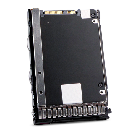 HPE PM1643a MZILT7T6HALA-00AH9 7.68TB SAS 12Gb/s 2.5" Enterprise SSD, back sideview