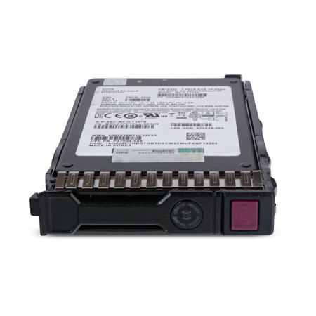HPE PM1643a MZILT7T6HALA-00AH9 7.68TB SAS 12Gb/s 2.5" Enterprise SSD, Above view