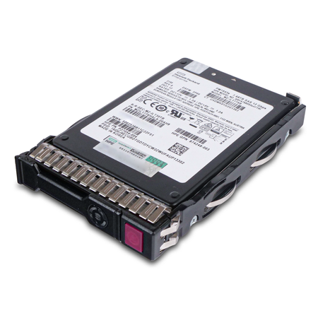 HPE PM1643a MZILT7T6HALA-00AH9 7.68TB SAS 12Gb/s 2.5" Enterprise SSD, Above side view