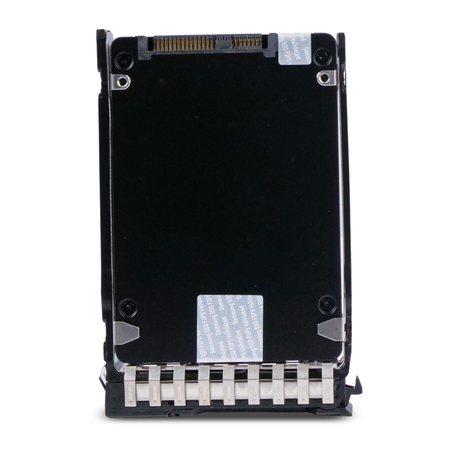 HPE PM1643a MZILT7T6HALA-00AH9 7.68TB SAS 12Gb/s 2.5" Enterprise SSD, Back view