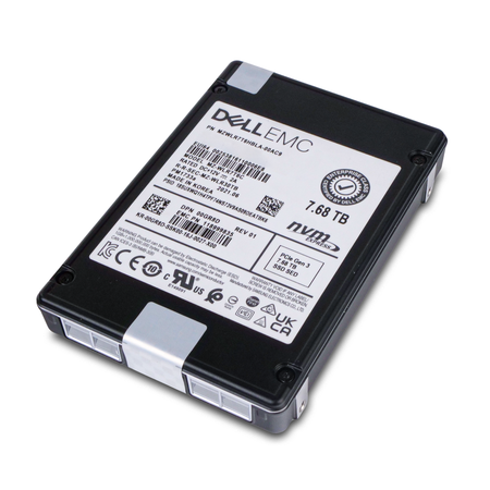 Dell EMC MZWLR7T6HBLA-00AC9 7.68TB NVMe PCIe Gen 3 2.5" Enterprise SSD, Above view