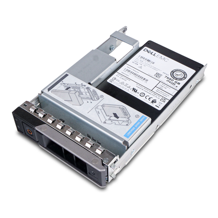 Dell EMC HUSMR7676BDP3Y1 7680GB NVMe PCIe Gen 3 2.5" Enterprise SSD, Above side convert view