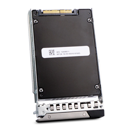 Dell EMC HUSMR7676BDP3Y1 7680GB NVMe PCIe Gen 3 2.5" Enterprise SSD, Back side tray view
