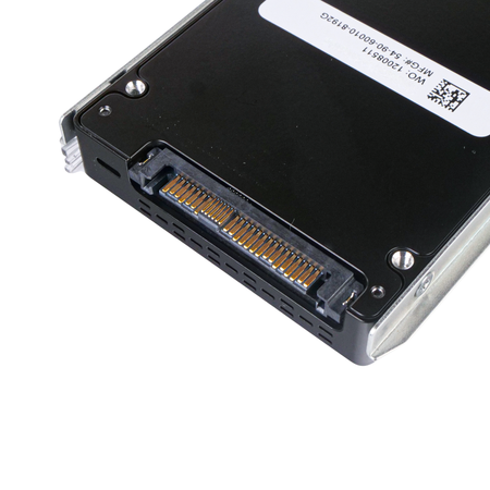 Dell EMC HUSMR7676BDP3Y1 7680GB NVMe PCIe Gen 3 2.5" Enterprise SSD, Interface tray view