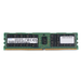 Front view of a Samsung DDR4 RDIMM server memory module showing model label, UKCA mark, memory chips, and gold edge connector.