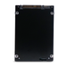 Front view of a 2.5-inch SSD with black casing, gold connector pins at the top, and four corner mounting screws.
