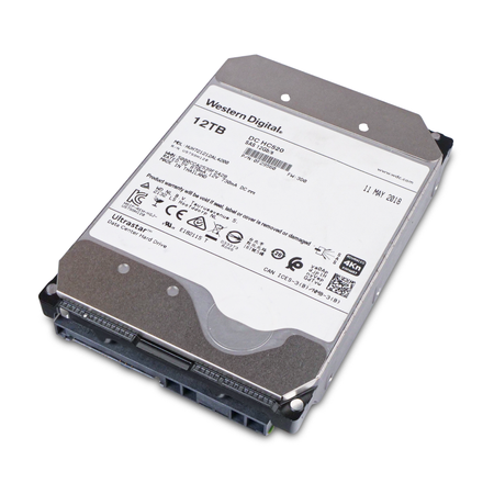 Western Digital Ultrastar He12 HUH721212AL4200 0F29560 12TB 7.2K RPM SAS 12Gb/s 4Kn 256MB 3.5" ISE Hard Drive