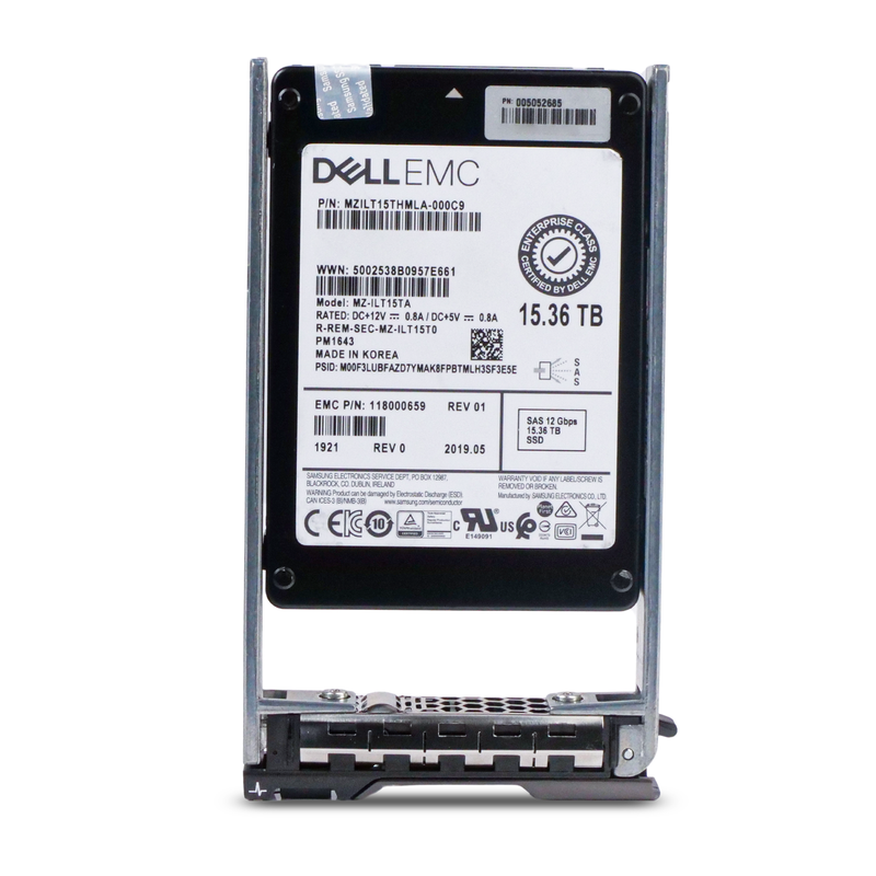 Dell G13 118000659 15.36TB 1 DWPD SAS 12Gb/s 3D TLC 2.5in Refurbished SSD