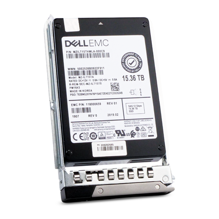 Dell G14 118000659 15.36TB 1 DWPD SAS 12Gb/s 3D TLC 2.5in Refurbished SSD