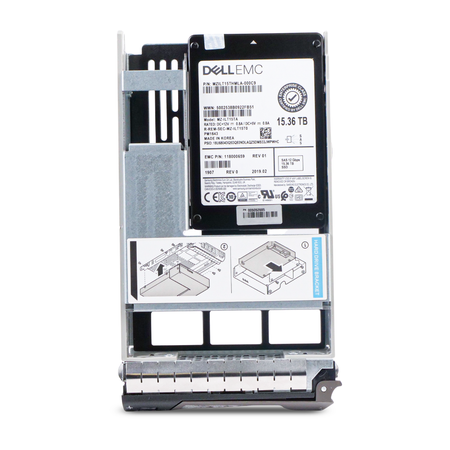 Dell G13 118000659 15.36TB 1 DWPD SAS 12Gb/s 3D TLC Hybrid 3.5in Refurbished SSD