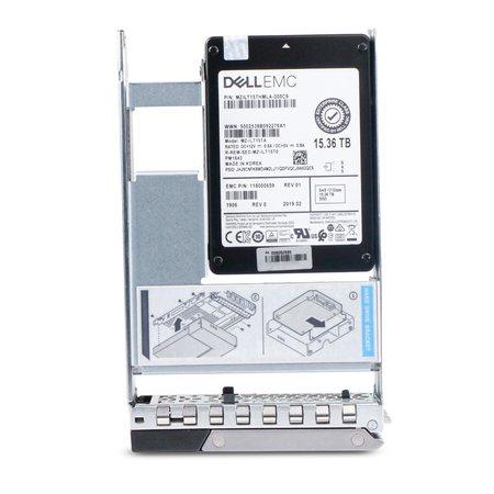 Dell G14 118000659 15.36TB 1 DWPD SAS 12Gb/s 3D TLC Hybrid 3.5in Refurbished SSD