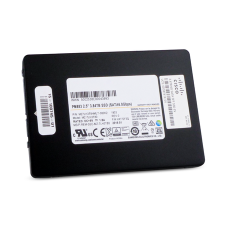 Samsung PM883 MZ7LH3T8HMLT 3.84TB SATA 6Gb/s 1.3 DWPD 2.5" Refurbished Enterprise SSD