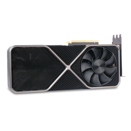 NVIDIA GeForce RTX 3090 Founders Edition PG136 24GB GDDR6X Gaming/Creator Graphics Card, Back view