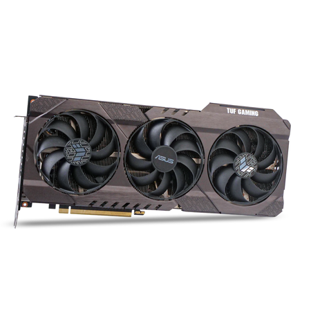 ASUS NVIDIA GeForce RTX 3090 TUF GAMING 24GB GDDR6X Gaming Graphics Card, Triple-Fan Angled View