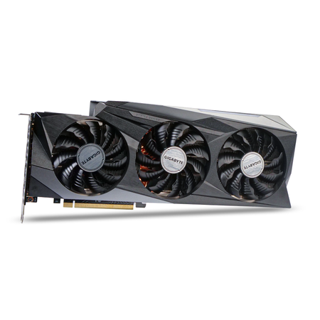 Gigabyte NVIDIA GeForce RTX 3090 GAMING OC GV-N3090GAMING OC-24GD 24GB GDDR6X Gaming Graphics Card, Triple-Fan Angled View