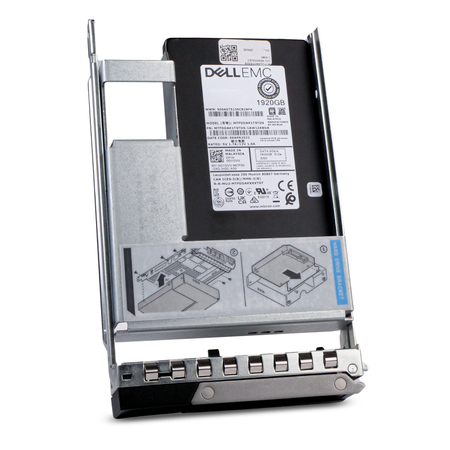 Dell G14 0GYGVV 1.92TB 1.5 DWPD SATA 6Gb/s 3D TLC 512e Hybrid 3.5in Refurbished SSD