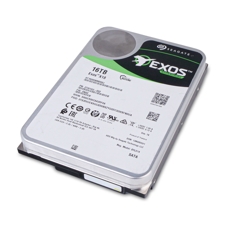 Seagate Exos X18 ST16000NM000J 16TB 7.2K RPM SATA 6Gb/s 512e 3.5in Refurbished HDD