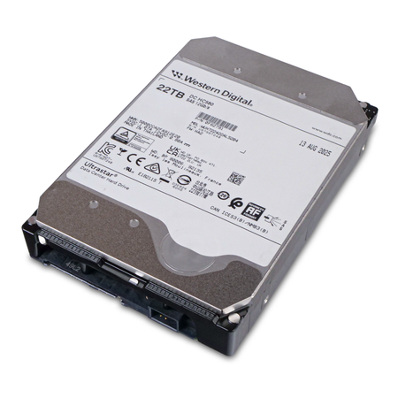 Western Digital Ultrastar DC HC580 WUH722422AL5204 0F62791 22TB 7.2K RPM SAS 12Gb/s 512e 512MB 3.5in HDD